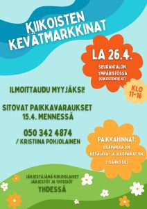 kevätmarkkinoiden juliste